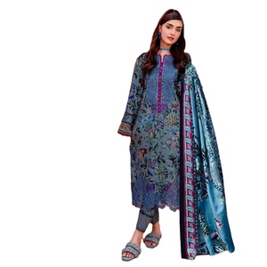 ชุดเดรสผ้าฝ้ายแท้พิมพ์ลายพร้อมแพชต์ปัก2ชิ้นพิเศษพร้อมชุดเดรสดูปองทา - Product Image 3