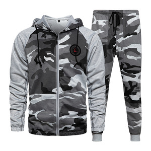 Conjunto de Ropa Deportiva Masculina Personalizada de Alta Calidad, Tejido Cómodo, Sudadera y Pantalones Deportivos - Product Image 4