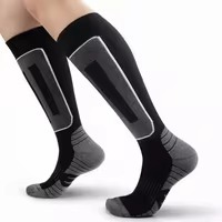 Knee High <b>Socks</b> Solid Color Navy Blue White <b>Toe</b> Knitted Regular Style <b>for</b> Adults Breathable summer Sports Wear - Product Image 3