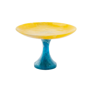 Modern Trending Design Resin Cake Stand Artizon Studio Customized Color High-quality Unique Designer Epoxy Plate Top Handmade - Product Image 1