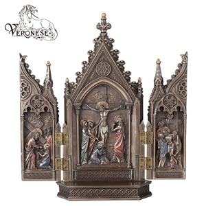 Figura de Resina de Natividad Pintada a Mano de Diseño Europeo Religioso de Lujo VERONESE para Decoración del Hogar - Product Image 3