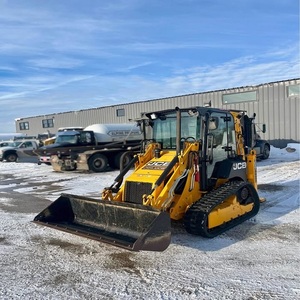 Minicargadora 1CXT JCB de 50 HP para Trabajos de Construcción y Agrícolas con Accesorios de Cucharón, Tipo Oruga, con Capacidades de Carga de Dirección Deslizante - Product Image 3