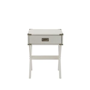 Tavolo Console Babs con Finitura Bianca, Elegante Tavolino d'Appoggio per Arredamento Casa - Product Image 4