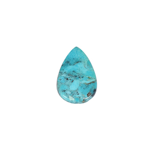 Turquoise naturelle américaine d'Arizona, cabochon en forme de poire, pierre précieuse de 14,8 carats, 29x19 mm, pour la fabrication de bijoux - Product Image 1
