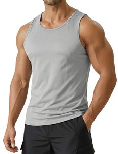 Wholesale Athletic Men’s Tank Top Sleeveless Gym Vest Fitness Workout Shirt Stretch <b>Running</b> <b>Singlet</b> Custom Logo Private Label - Product Image 1