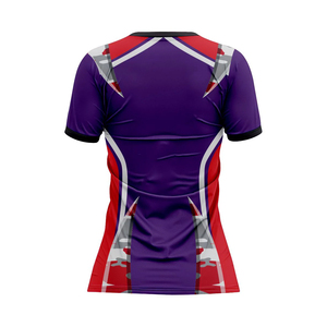 Ensemble de maillots de baseball/softball pour hommes, imprimés numériquement sur mesure, col en V, manches courtes, grande taille, tissu respirant antibactérien, personnalisé - Product Image 2