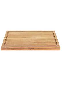 Planche à découper ronde en bois avec poignée, épaisseur 1,5 cm, passe au lave-vaisselle - Product Image 6