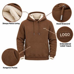 Mens Premium Cotton <b>Hoodie</b> Soft Fleece <b>Lined</b> Pullover <b>Hoodie</b> For Casual Outdoor Wear New Collection Style 26 premium quality - Product Image 6
