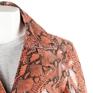 Veste en cuir de mouton pour femme, style biker, courte, de haute qualité, avec fermeture éclair, en vente à bas prix - Product Image 3