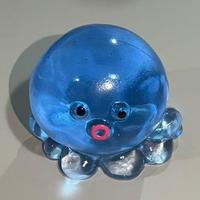 Jouet anti-stress en TPR Octopus et Fraise, le plus vendu à l'international, à presser et à rebondir, pour la relaxation