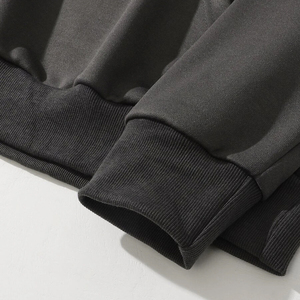 Sudadera con capucha extragrande personalizada con pedrería, 100% algodón, sudadera de primera calidad, corte holgado, sudadera gruesa para unisex - Product Image 6