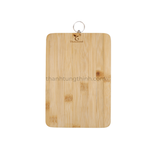 Planche à découper en bambou rectangulaire de 1,3 cm d'épaisseur avec poignée antidérapante, durable, non toxique, fabriquée au Vietnam - Product Image 5