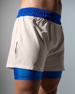 Pantalones Cortos de Boxeo MMA de Doble Capa con Logotipo Personalizado, Tela Microelástica, Ligeros, Transpirables, 100% Poliéster, Hechos en Pakistán - Product Image 6