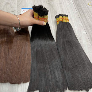 Oferta 2026: Cabello Ruso a Granel, Liso, Color Natural, Extensiones de Cabello Humano de Vietnam, Cutícula Alineada, Sin Enredos, Sin Caída - Product Image 6