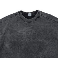 T-shirts en coton 100% de qualité supérieure, lavage à l'acide, prix de gros d'usine, t-shirt léger pour homme, lavage à l'acide