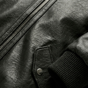Veste en similicuir tendance ProudNest, coupe classique, durable, confortable, élégante, vêtement d'extérieur décontracté - Product Image 6