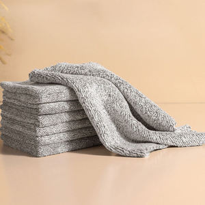 Essuie-tout de cuisine en coton tissé de couleur unie, personnalisable, lavable en machine, écologique, vente en gros - Product Image 5