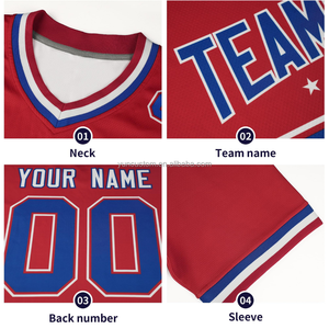 Maillots de football personnalisés de haute qualité pour hommes, style américain, avec nom d'équipe personnalisé, design sur mesure, maillot de football pour équipe. - Product Image 4