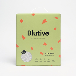 Lettiera per Gatti Blutive Ultra Agglomerante 6L - Profumo di Aloe Vera, 100% Naturale, Massima Qualità, Lunga Durata e Assorbimento Superiore - Product Image 1