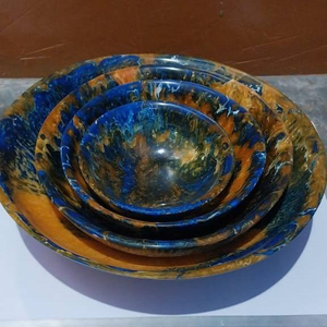 Custom Designed <b>Clear</b> <b>Resin</b> Bowl Handmade Eco-Friendly Decorative Bowl from India - Product Image 2