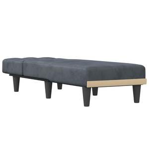 Chaise Longue de Terciopelo Gris Oscuro, Talla Única, Producto de Madera Contrachapada - Product Image 3