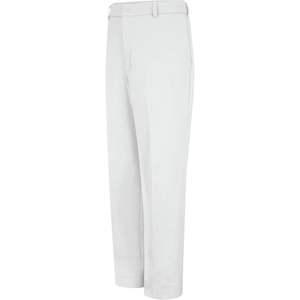 Pantalon de travail pour homme personnalisé, résistant aux taches, blanc, devant plat, 28W X 30L pour vêtements de travail - Product Image 1