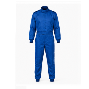 Men's Black <b>Red</b> Blue Full Sleeve Racing <b>Suit</b> Flame Retardant Quick Dry Polyester Customized Team Name All Seasons Adult Wear - Product Image 2