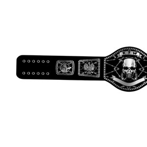 Ceinture de championnat de lutte personnalisée avec crâne, trophée de haute qualité sur le thème de KPW, édition exclusive pour collectionneurs - Product Image 3