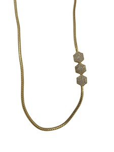 DIVYORO Women's Classic 22k Gold Plated <b>Necklace</b> <b>Chain</b>-Anniversary & Party Wear - Product Image 1