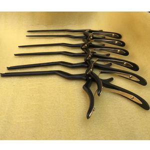 Juego de 6 Rongeurs para Laminectomía Espinal, Punzón Óseo Tipo Bayoneta de Acero, Instrumentos Quirúrgicos Ortopédicos Angulados para Operación Manual - Product Image 2