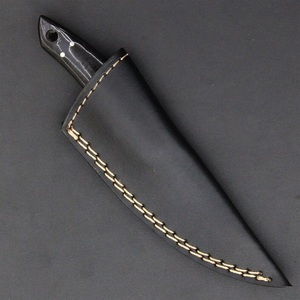 Couteau de chasse et d'abattage professionnel artisanal TARJ ENTERPRISES en acier inoxydable de qualité industrielle à lame fixe Damas pour l'extérieur - Product Image 2