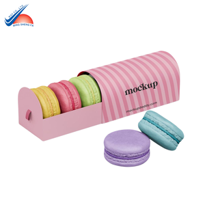 Coffret cadeau de luxe Macaron | Boîte de boulangerie d'impression personnalisée avec logo - Product Image 3
