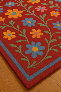 Alfombra Personalizable de Lana/Seda, Moderna, Hecha a Mano, Antideslizante, Apta para Mascotas, Abstracta, para Ejercicio, Oración, Sala de Estar, Bar, Varios Tamaños - Product Image 4