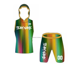 Maillots de football 7v7 à manches courtes, respirants, grande taille, à capuche, pour adultes, uniformes de flag football - Product Image 5