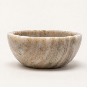 Vente en gros de bols en marbre naturel de luxe, bols à fruits en pierre beige, centre de table minimaliste, décoration de la maison, prix le plus bas - Product Image 3