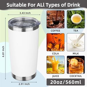 Vaso Térmico de Acero Inoxidable de 20oz con Tapa de Vacío de Doble Pared, Vaso de Viaje para Café y Agua, Venta al por Mayor - Product Image 2