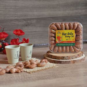 Noix de cajou 100% biologiques de qualité supérieure certifiées ISO Dong Phu, torréfiées au Vietnam, W180, 230g, saveur beurrée et salée, en boîte cadeau carrée, approvisionnement direct usine - Product Image 3