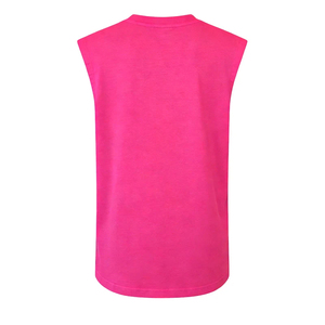 Ropa de mujer, camiseta sin mangas, chaleco holgado de verano, camiseta sin mangas con cuello redondo, cómoda, agradable para la piel, favorecedora para el estilo diario - Product Image 5