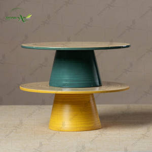 ชามสลัดทรงสูงแบบมีขา ดีไซน์คลาสสิก ทำจากไม้ไผ่ธรรมชาติ เป็นมิตรกับสิ่งแวดล้อม งานแฮนด์เมด รับสั่งทำ สำหรับใช้ในบ้าน ร้านอาหาร และงานเลี้ยง - Product Image 6