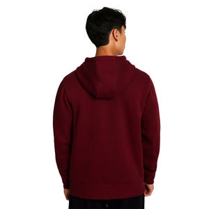 เสื้อฮู้ดผู้ชายผ้าฟลีซคอตตอน 100% แบบมีซับในสั่งทำขายส่งพร้อมปกตั้ง - Product Image 2