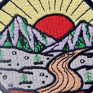 Hot Selling Bulk Quantity Canvas Fabric Embroidery <b>Patch</b> <b>Sew</b>-<b>On</b> Customized Embroidery <b>Patches</b> for Hats - Product Image 2