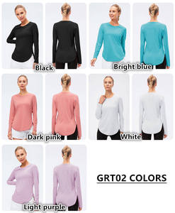 <b>Pink</b> Long Sleeve O-Neck Knitted <b>T</b>-<b>Shirt</b> <b>for</b> <b>Men</b> Quick Dry Loose Fit Solid Color Casual Style - Product Image 3