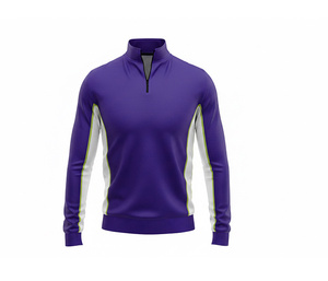 High Quality Sublimation Quarter Zip Jacket Manufacturer <b>Men</b> Women Youth Sportswear Quick Dry Team <b>Pullover</b> - Product Image 4