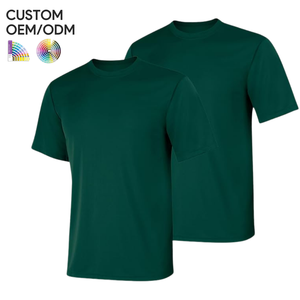 Camiseta Básica de Punto para Hombre, 100% Algodón Orgánico, Compatible con OEM/ODM, Manga Corta, Ecológica, Antiarrugas, Secado Rápido, Transpirable - Product Image 1
