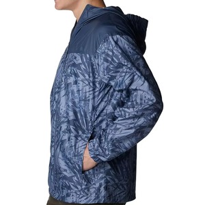 Men's Camouflage Formal Hooded Windbreaker <b>Jacket</b> <b>Lightweight</b> Waterproof Polyester Outdoor <b>Running</b> Sports Windproof Zip Custom - Product Image 4