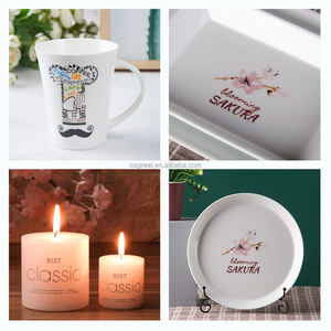 No Spray/Cut Clear A3 <strong>A4</strong> Water Transfer Inkjet Laser Waterslide Decal Paper for Candle/Glass/Tumbler/Cup/Ceramic <strong>Plate</strong> - Product Image 5