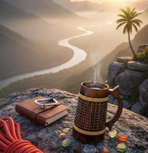 Taza de Café de Madera Hecha a Mano, Calidad Superior, Exportación de la India, Artesanía Tradicional, Artículo Decorativo para Bebidas - Product Image 2