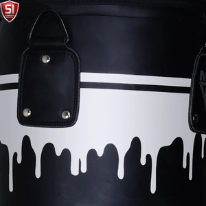 Sacs de frappe et de kickboxing d'entraînement de qualité supérieure avec logo personnalisé, en cuir PU/PVC, garnis de coton, 25 kg, légers - Product Image 5