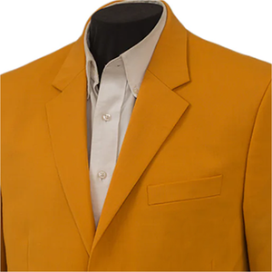 Nouvelle veste de blazer réversible unie pour homme, col en V, personnalisable, respirante, écologique, anti-plis, en coton, pour affaires, vente en gros - Product Image 4