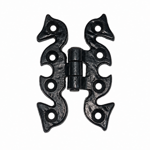 Black Carbon Steel Butterfly Cabinet Door Hinge Decorative Hardware | Vintage Kitchen Cupboard Furniture <b>Antique</b> Hinge Fittings - Product Image 1